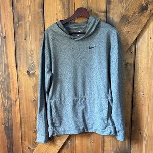 Nike Men's Heather Gray Hoodie